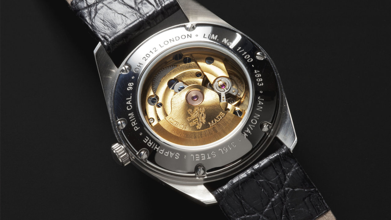 Olympijsk srie hodinek Prim, nejluxusnj model Diplomat 40