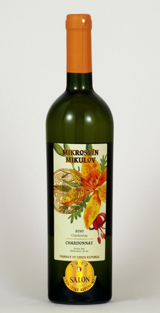 Chardonnay 2010, pozdní sběr, Mikrosvín Mikulov Nejlepší polosladké bílé víno letošního Salonu
