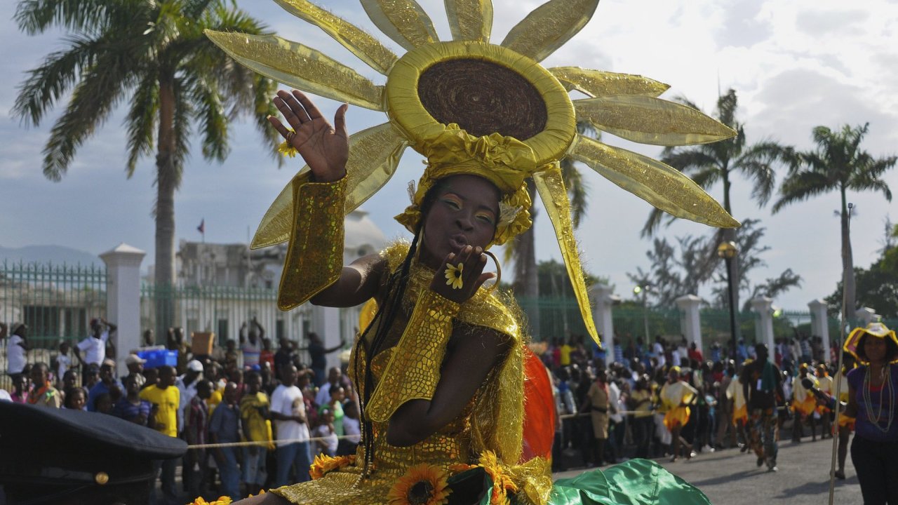 Karneval kvtin na Haiti