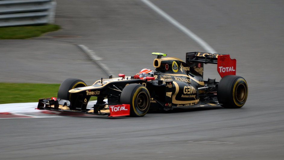Romain Grosjean na Lotusu