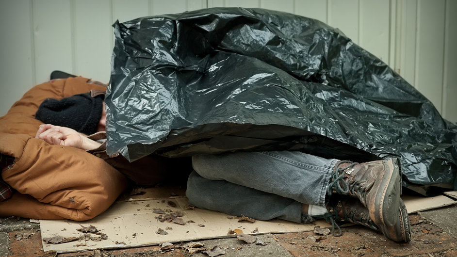 Bezdomovec - ilustran foto