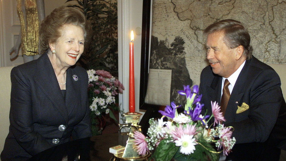 Setkn s Vclavem Havlem na Praskm hrad v listopadu 1999