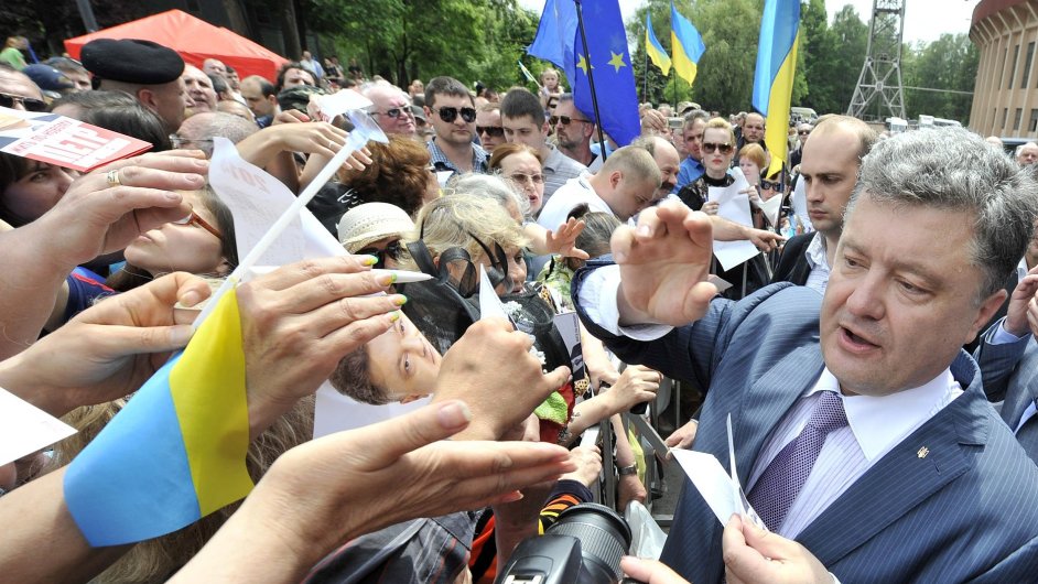 Ukrajinsk prezident Petro Poroenko