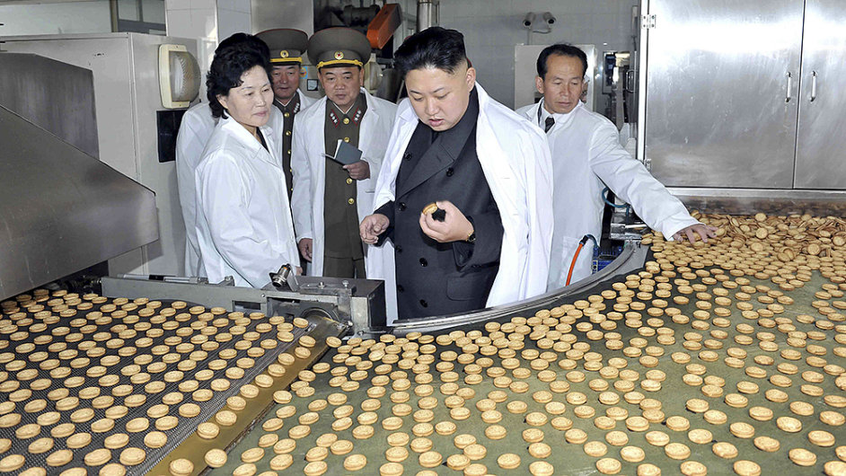 Severokorejsk vdce Kim ong-un hodnot suenky.