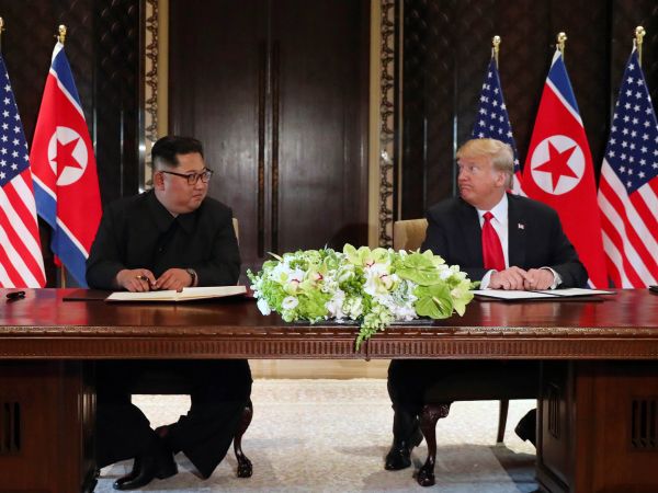 Po lo�sk&eacute;m �ervnov&eacute;m setk&aacute;n&iacute; v Singapuru p�jde o druh&eacute; osobn&iacute; jedn&aacute;n&iacute; obou politik�.