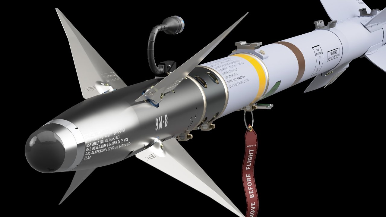 Nadzvukové støely AIM-9 Sidewinder (na snímku) mohou nést napøíklad americké stíhaèky F-16.