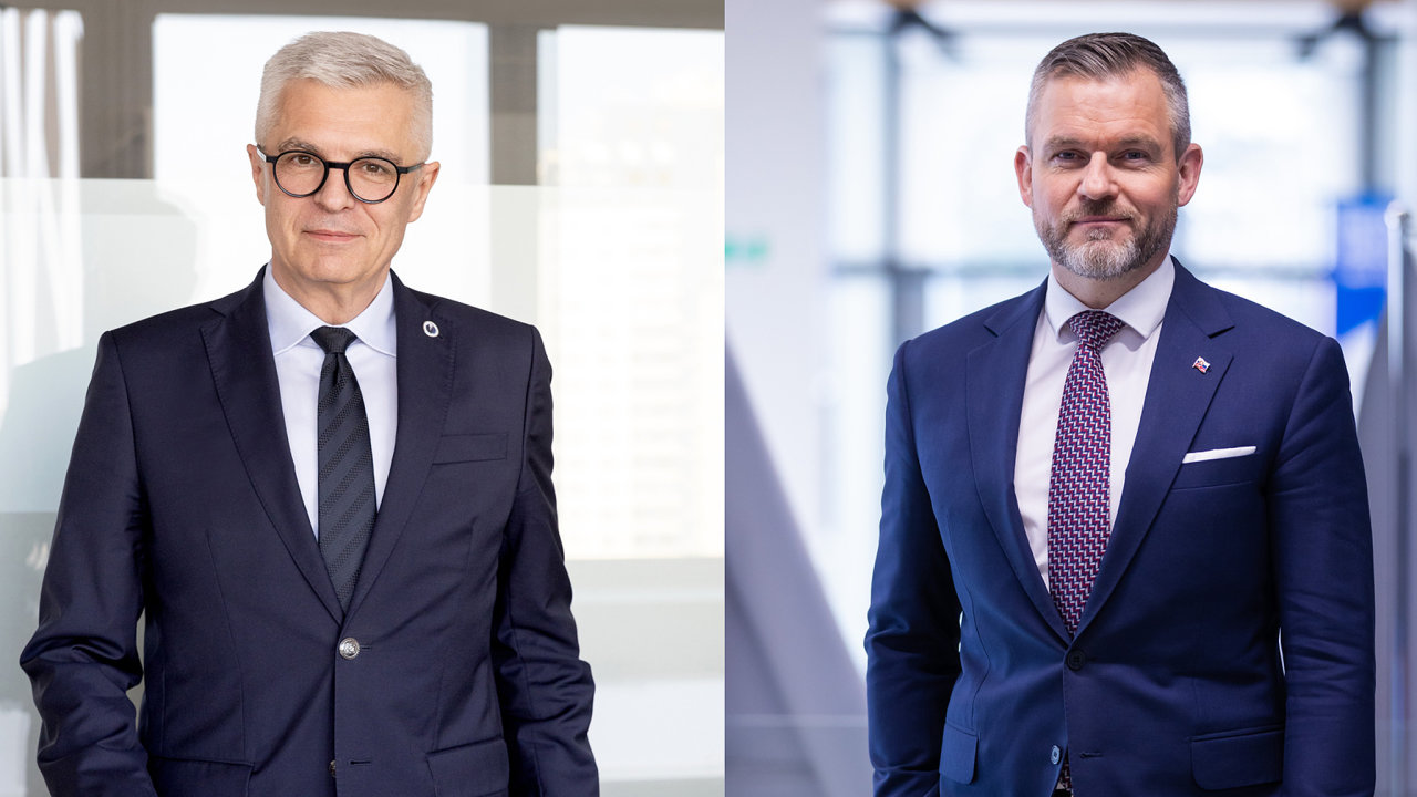 Ivan Korok (vlevo) a Peter Pellegrini maj nejvt anci postoupit do druhho kola slovensk prezidentsk volby.