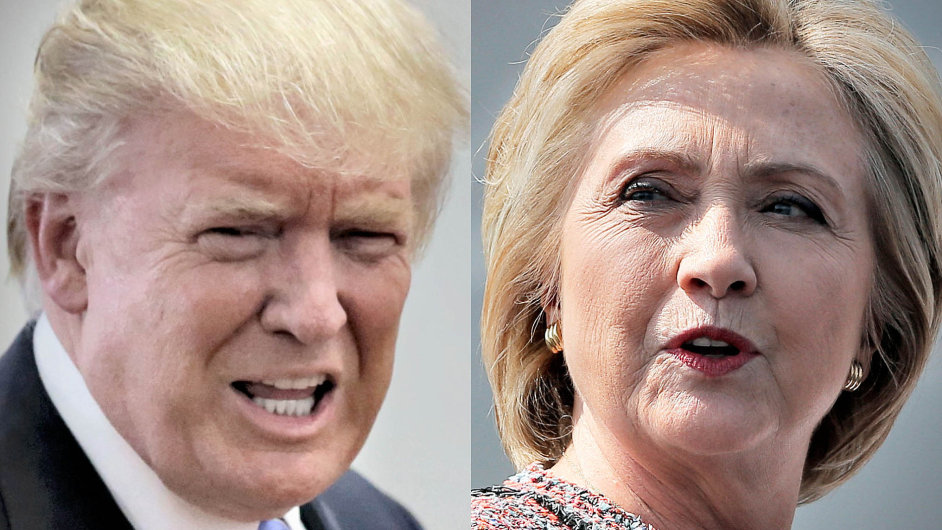 Z o do o: Kandidti na ad americkho prezidenta Hillary Clintonov a Donald Trump se poprv utkaj v tradin televizn debat.