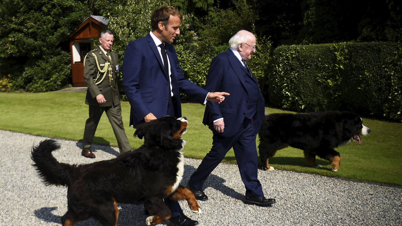 Emmanuel Macron, Francie, prezident, Irsko