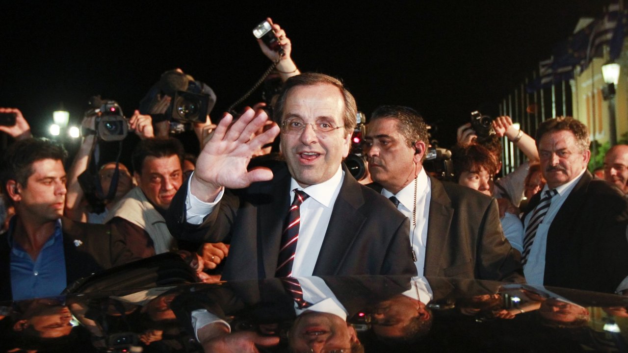 f eckch konzervativc Antonis Samaras