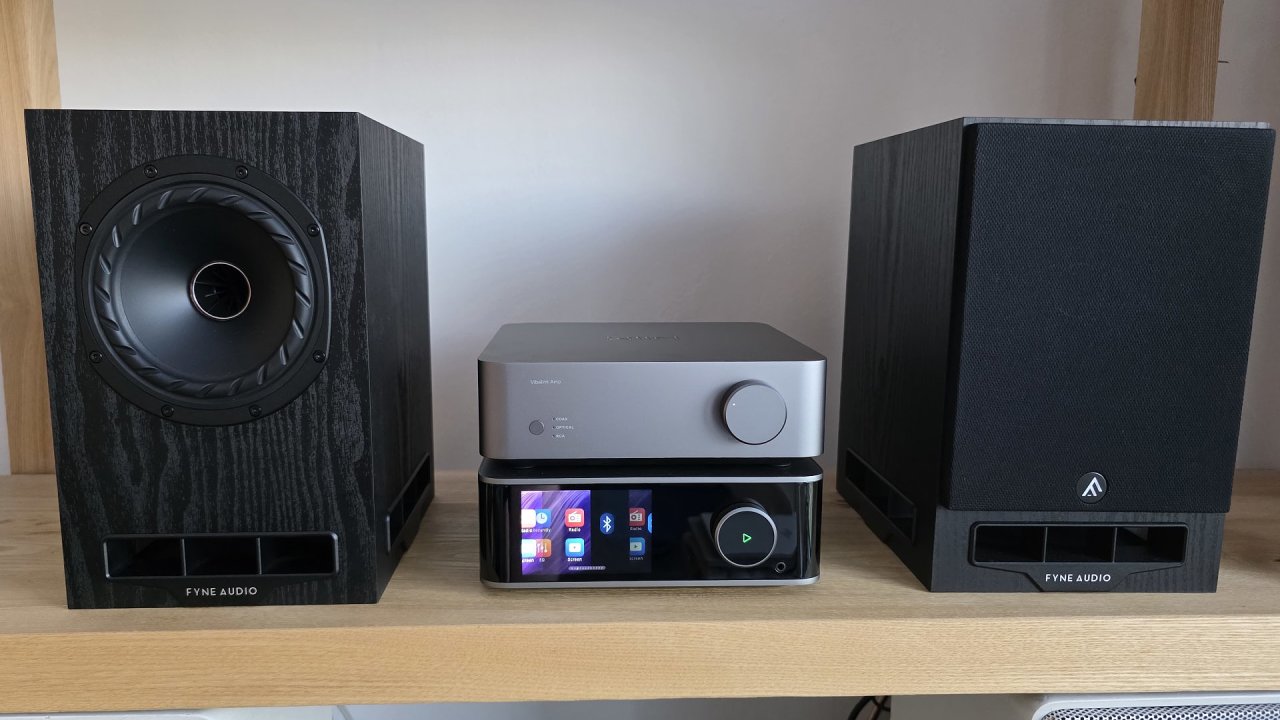 Fyne Audio F5E a WiiM Vibelink Amp