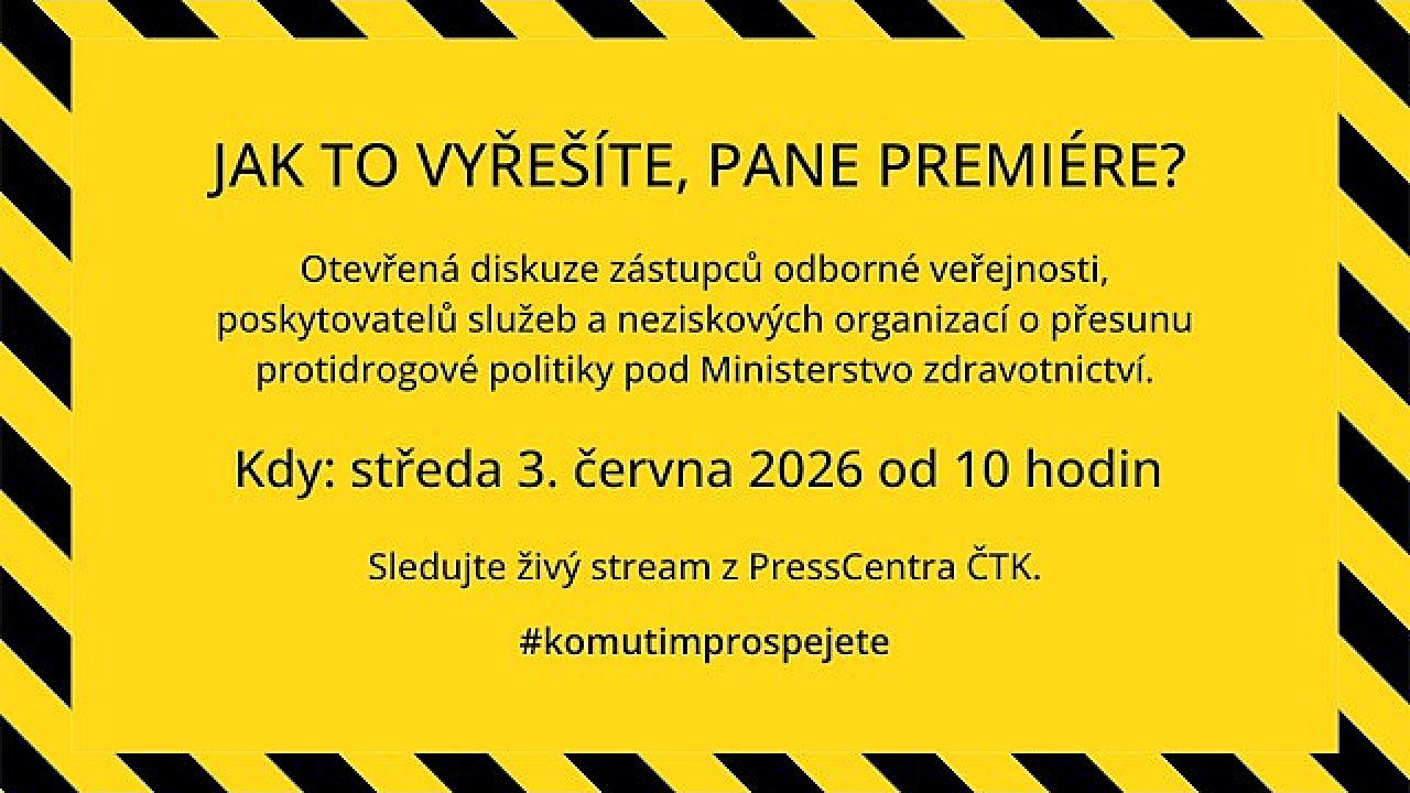 Diskuse ohledn� p�esunu protidrogov� politiky pod ministerstvo zdravotnictv�