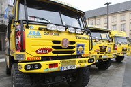 Kamiony Tatry ped Rallye Dakar.