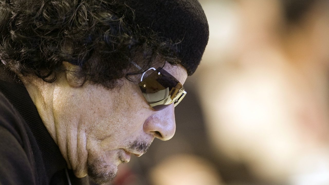 Libyjsk vdce Muammar Kaddf