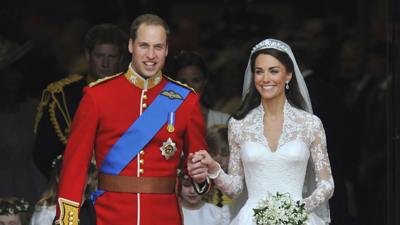 Princ William a Catherine,svatba