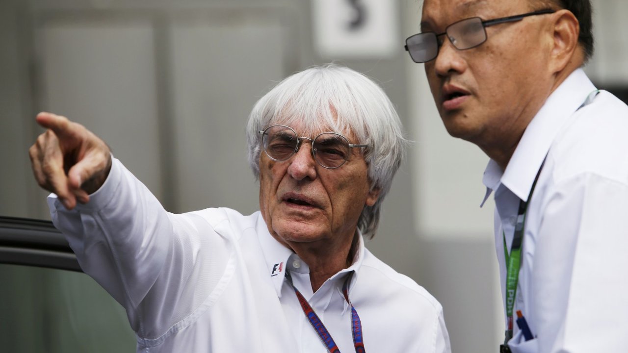 f formule 1 Bernie Ecclestone v Singapuru