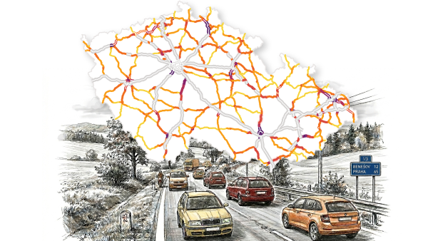 Přetížené jedničky. Sčítání odhalilo, na kterých silnicích je provoz jako na dálnici