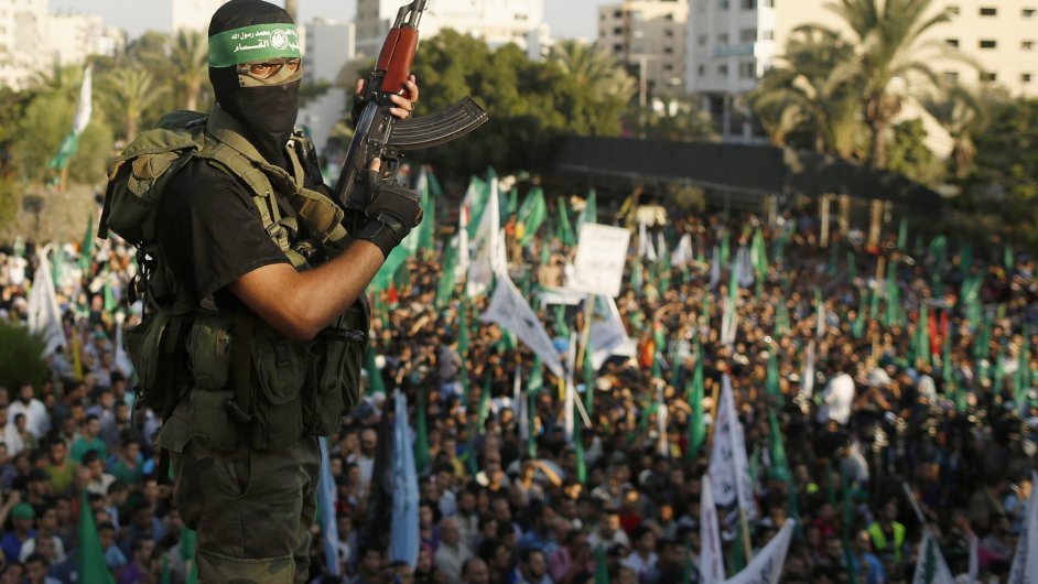 Stoupenec hnut Hams oslavuje v Gaze spolu s lidmi sv dl 
