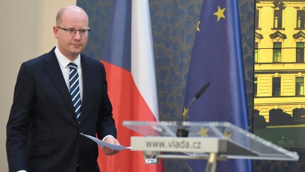 Premiér Bohuslav Sobotka.