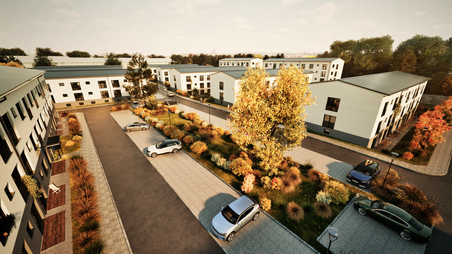 Projekt Nov� Ciheln� v centru Ostravy.