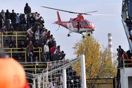 Vrtulnk zasahuje po nsilnostech pi zpasu fotbalov ligy na Slovensku