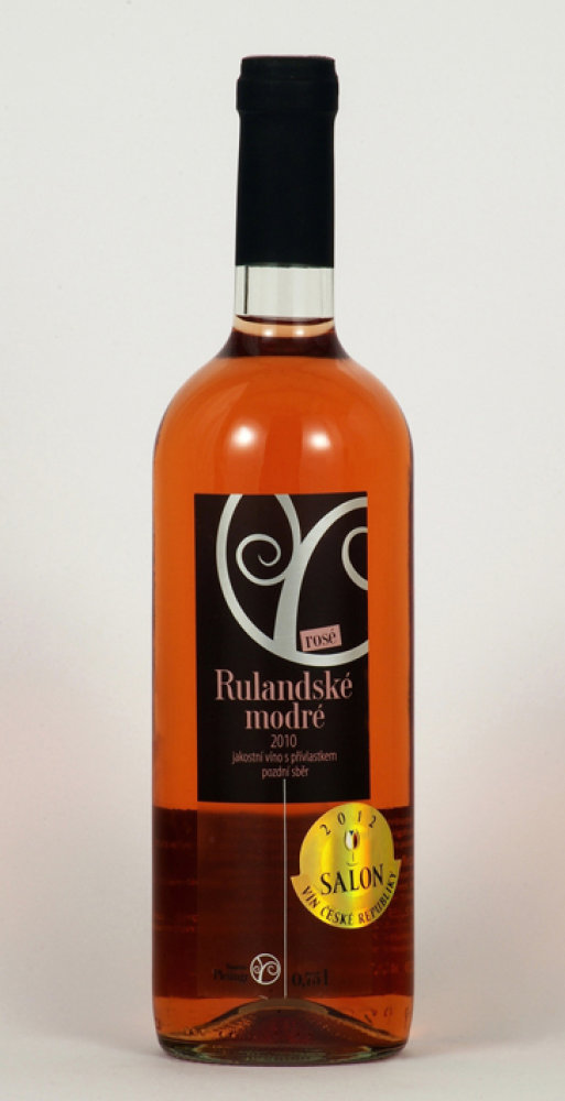 Rulandské modré rosé 2010, pozdní sběr, Vinařství Plešingr Vítěz letošního Salonu v kategorii růžových vín a klaretů