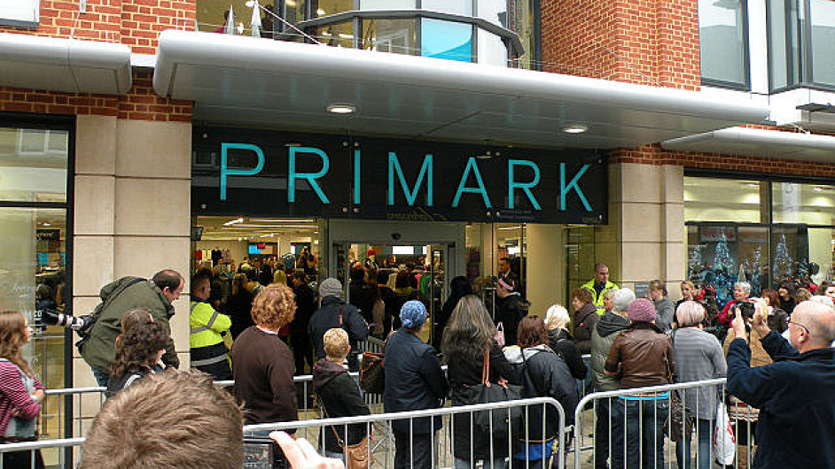 Britsk obchod Primark - ilustran foto