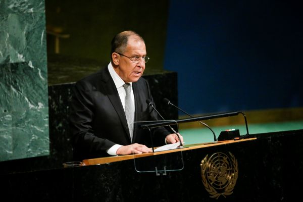 Rusk&yacute; ministr zahrani�&iacute; Sergej Lavrov.