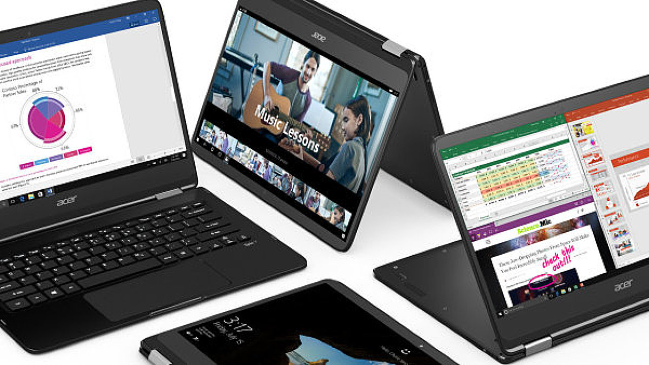Acer Spin 7 je ten varianta konceptu Yoga, notebook se bhem sekundy promn i v tablet