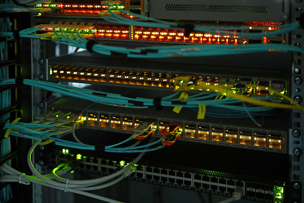 Datov� centrum SafeDX - infrastruktura v racku