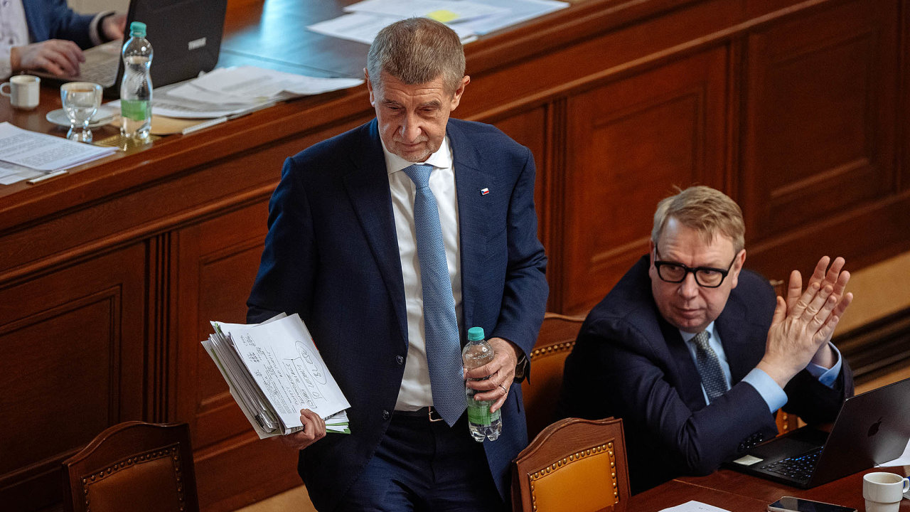 Premiér Andrej Babiš na mimořádné schůzi Sněmovny k soudním žádostem o vydání...