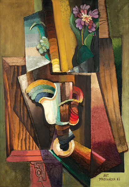 Antonín Procházka: Zatíší na stole, 1922