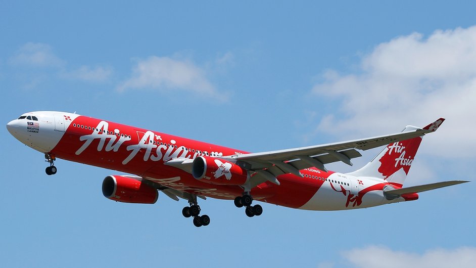 Letadlo spolenosti AirAsia, ilustran foto