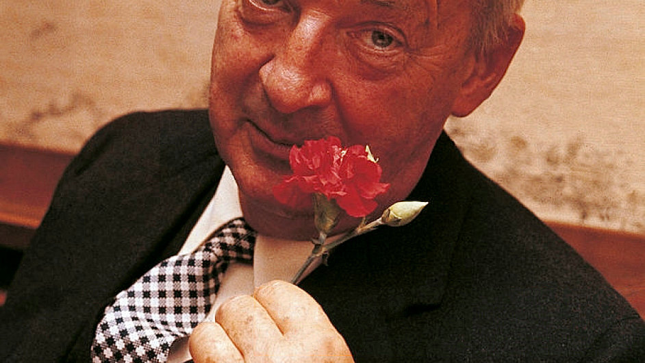 Spisovatel Vladimir Nabokov na snmku z Montreux v jnu 1969.