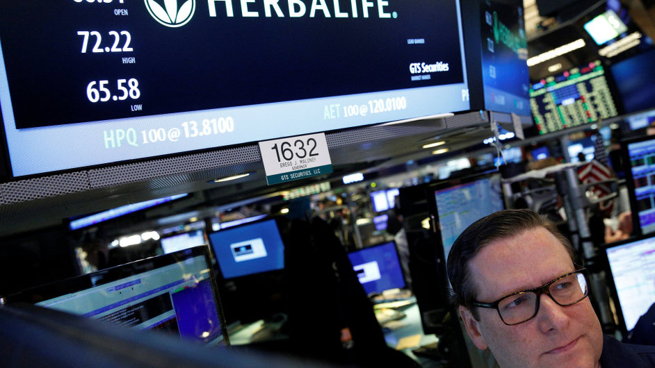 S akciemi Herbalife se obchoduje na burze. Trn kapitalizace firmy se pohybuje kolem pti miliard dolar