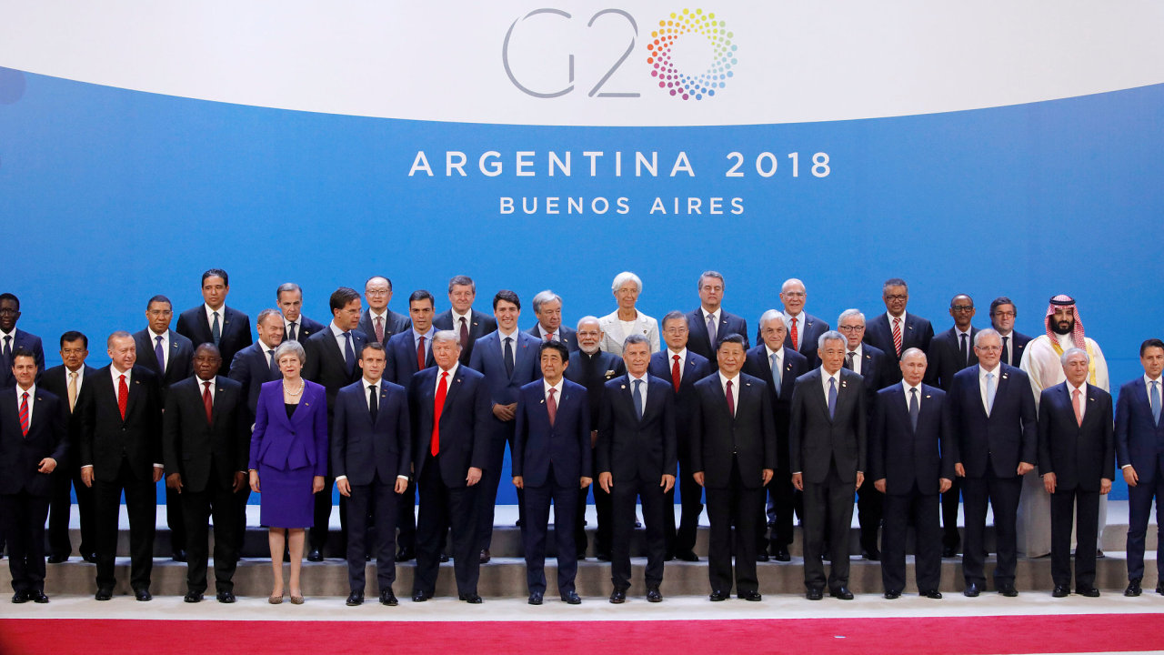 Ldi G20 zahjili summit v argentinskm Buenos Aires.