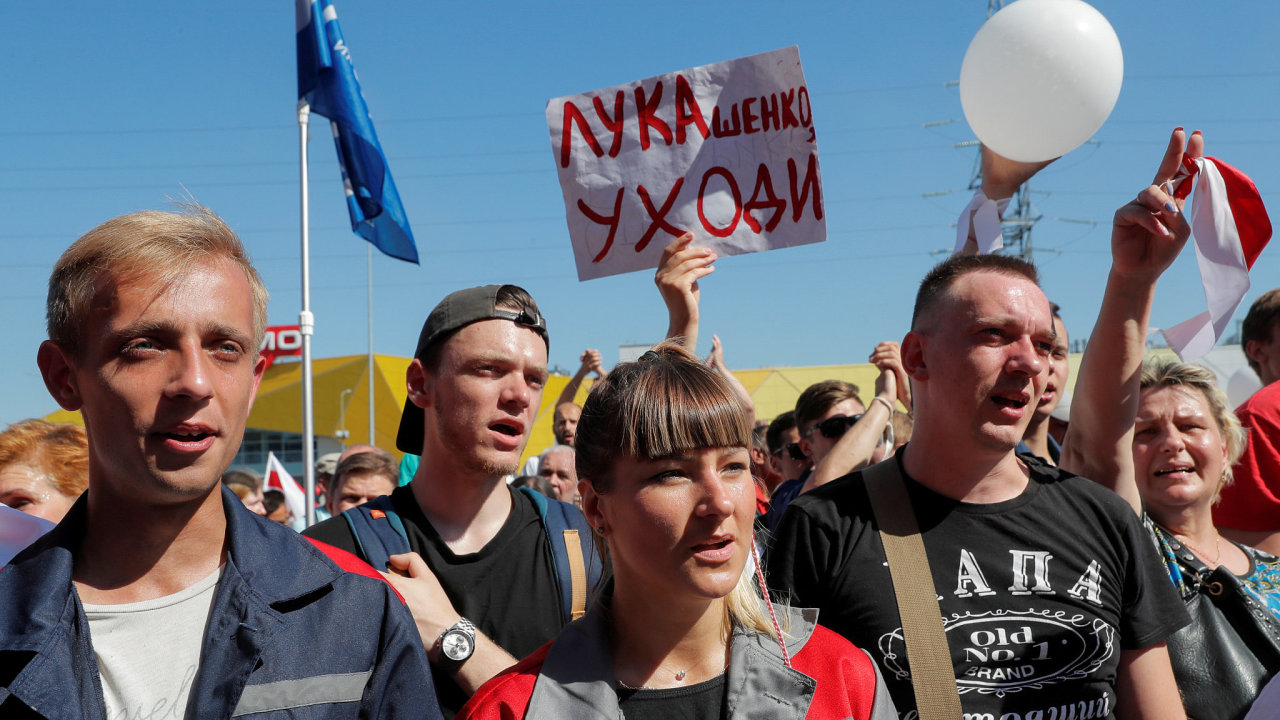 Blorusko Minsk protesty