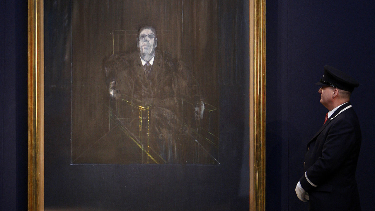 Hlda sleduje obraz Study for a Portrait od Francise Bacona, kter byl v ter prodn v Londn