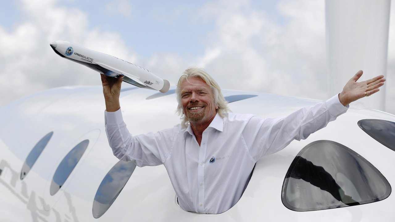 Extravagantn podnikatel Richard Branson