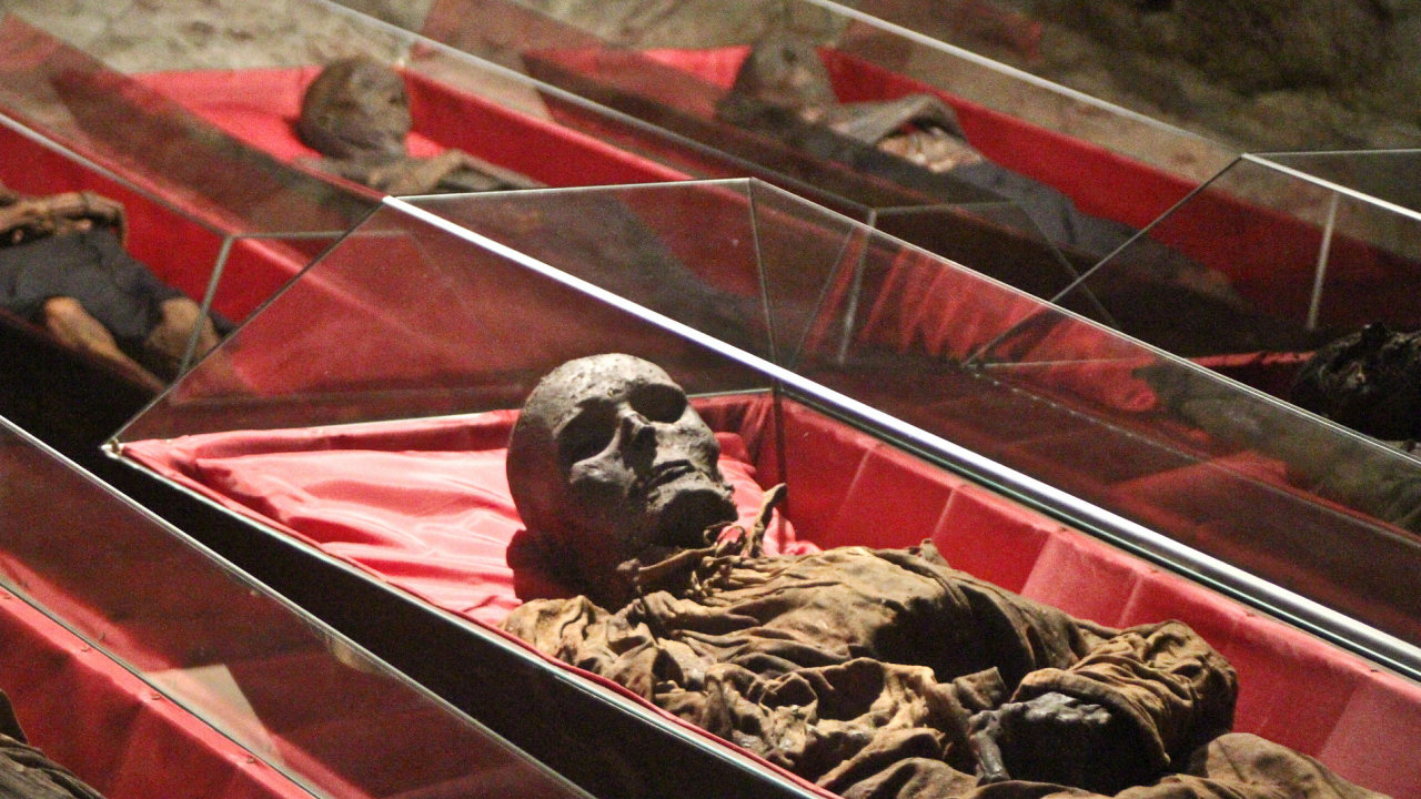 Such vzduch v katakombch udruje mumie ve vynikajcm stavu.