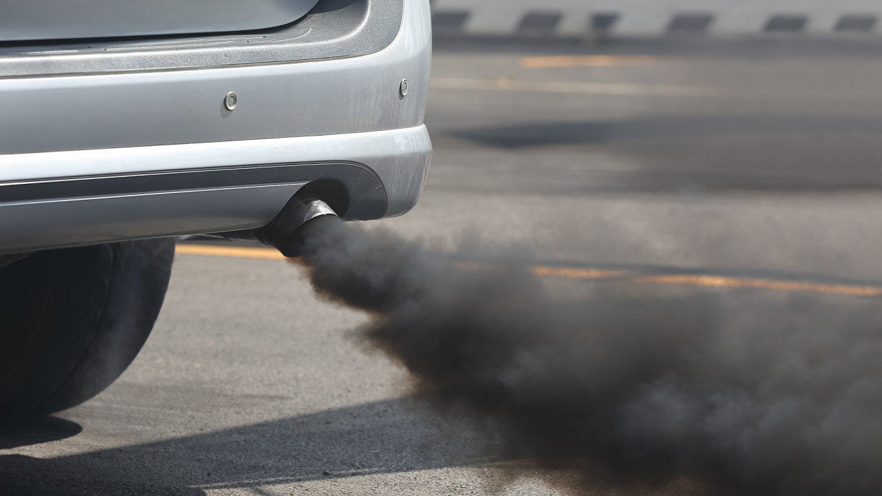 auto, smog, výfuk, zneèištìní