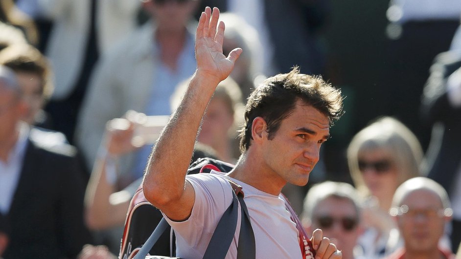 Roger Federer se lou s divky v Pai