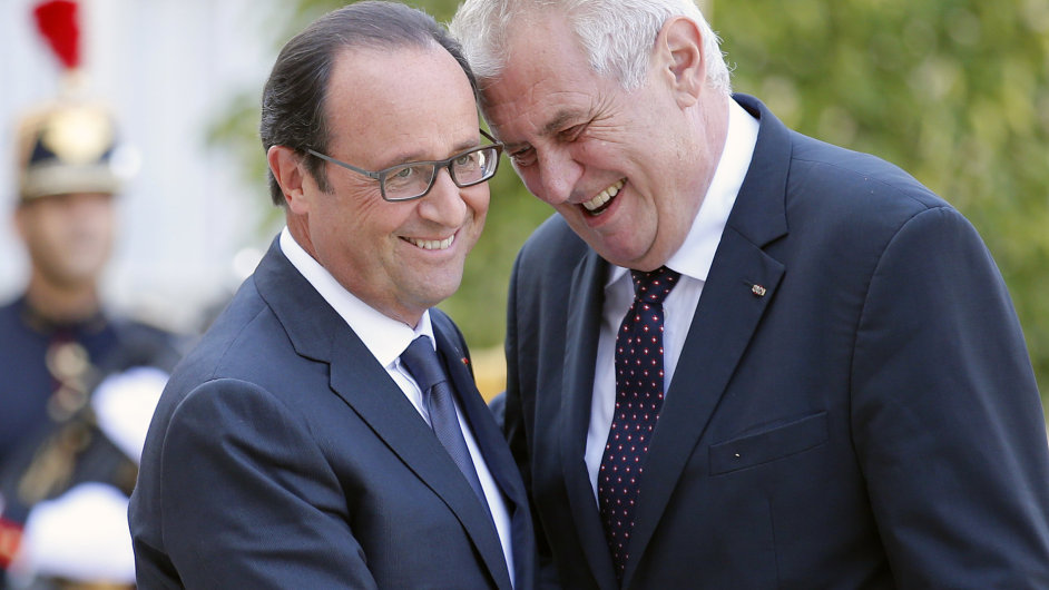 François Hollande a Miloš Zeman