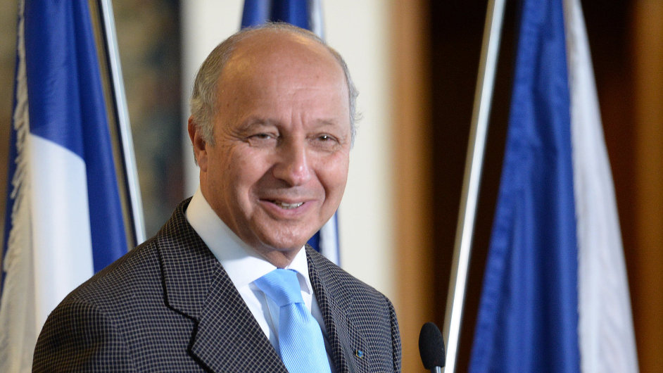 Francouzsk ministr zahrani Laurent Fabius vystoupili na praskm setkn se svm protjkem Lubomrem Zaorlkem.