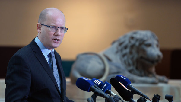 Předseda vlády Bohuslav Sobotka.
