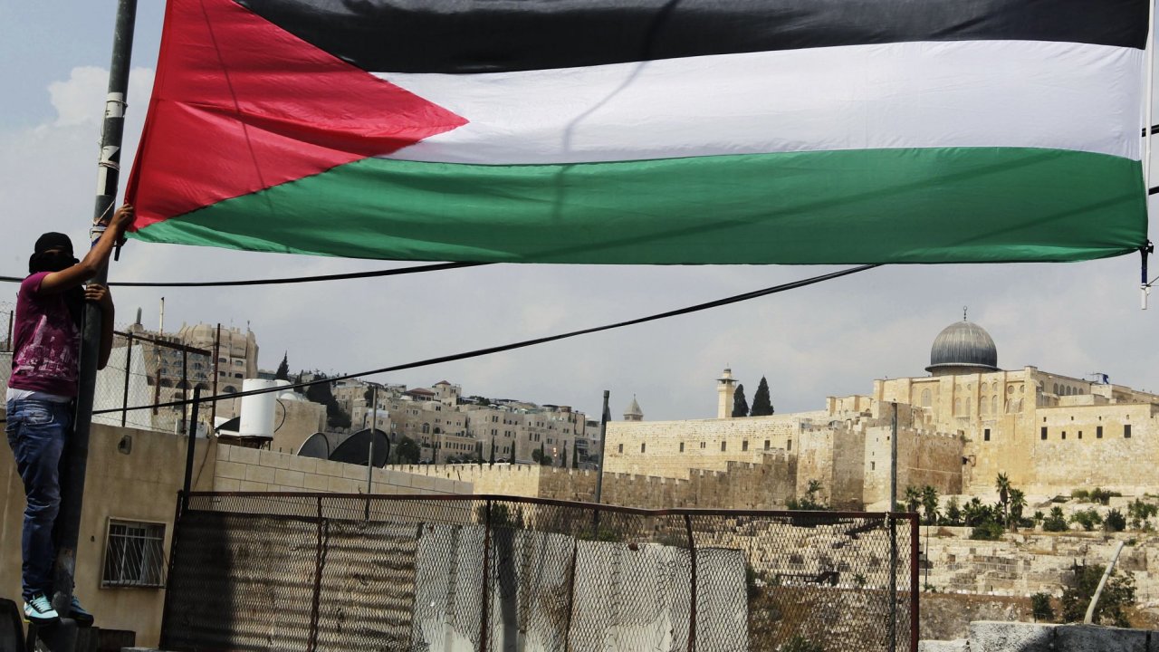 Ilustran foto: palestinsk vlajka