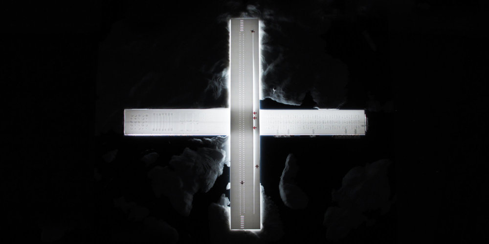 Air+Port Studio Bjarke Ingels Group v současnosti prezentuje návrh dopravního uzlu na bienále architektury v Benátkách.