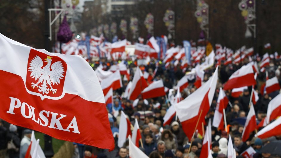 Polsko, manifestace, PiS