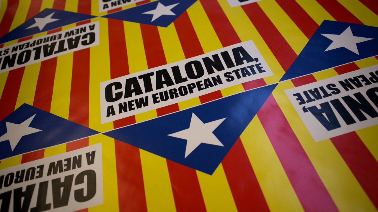 Slogan na vlajce: Katalnsko, nov evropsk stt