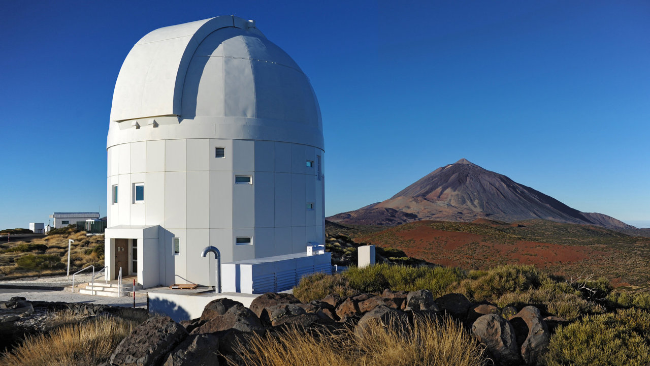 Astronomick dalekohled  na ostrov Tenerife